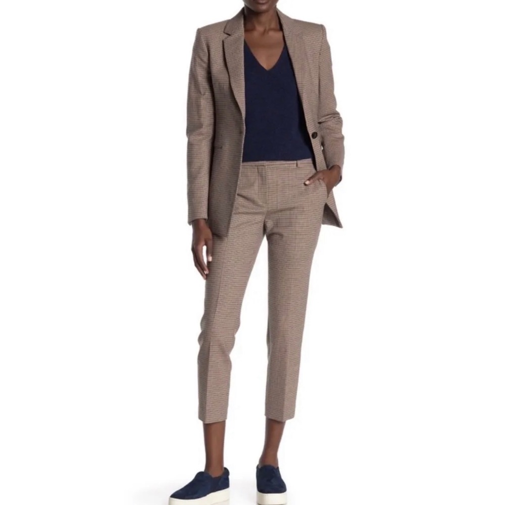 Theory Treeca 2 Portland Check Pants